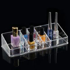 Cross Border Transparent Acrylic Rectangular Multifunction Display Makeup Storage & Organization - Image 2