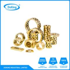 Copper Material Oilless Graphite Linear Flange Guide Bush Bearing Kit Metal Bushings - Image 5