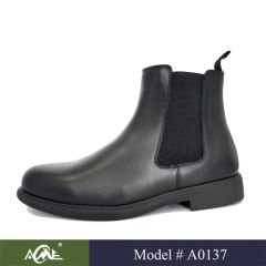 Black Detroit Chelsea Mens Boots Toe Round Type Dress Lining Mesh Insoles EVA Color Black Origin China Upper Leather Gender - Image 3