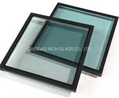 Double Glazing Low E 4+12A+4mm Insulated Tempered Glass MOQ 100m2 Shape Flat Brand Rich Quality Top Color Clear Model NO. rich2 - Image 3