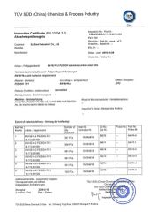 TUV Inspection Certificate(EN 10204 3.2) certificate from EZ Steel Industrial Co., Ltd.