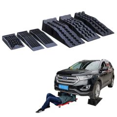 Plastic Stackable Car Parking Ramp for Vehicle Maintenance Repair Oil Change Ramp - Image 1