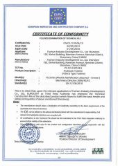 CE certification of Hydraulic turbine certificate of Fuchun Industry Development Co., Ltd. Shenzhen – certificate photo, supplier certificates section
