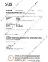 ASTM D-4236 of Glue certificate from Yiwu Mingyuan Stationery Products Co., Ltd.