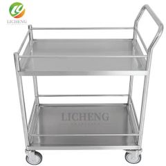Durable Hospital Aesthetic Lab Triple-Tier Muffled Caster Metal Wagon - Wuxi Licheng Smart Technology Co., Ltd.