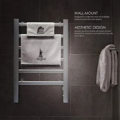 Wall Mounted Space Aluminium Extrusion Bathroom Towel Racks - Image 2