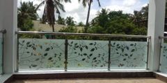 Silver Balcony Ss Staircase Railing, For Residential Color Silver Design Panel Glass Type None Material Ss 304 Position - Image 6