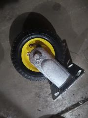6 Inch Castor Fixed Pneumatic Caster Industrial Casters Castor Wheel Rotating Heavy Duty Caster Wheels - Image 2