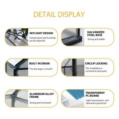 High Quality Greenhouse Anti Hail Protection Resin Frame Agricultural Plastic Greenhouse - Image 5