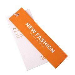 Special Paper Hanging Tag Custom Design Textured Clothing Hanging Tag - Image 1