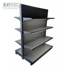 Double Side Convenience Store Fixture Display Shelf Racks Gondola Shelving - Image 3
