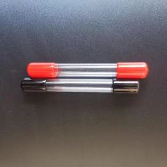 Transparent Pteg/PC Rounded Tube Plastic Pipes Clear Cylinder Polycarbonate Tube for Packing Purpose with Vinyl Cap - Image 2