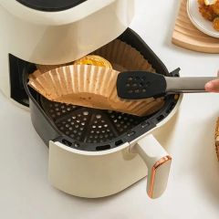 Food Grade Custom Air Fryer Perforated Parchment Paper Liners Non-Stick Baking Parchment Paper - Image 3