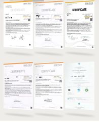 certificate certificate from QINGDAO KINGSOO GARMENT CO., LTD.