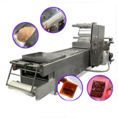 Factory Price Fish Seafood Sausage Cheese Stick Meat Vacuum Thermoforming Packing Machine - Image 3