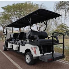 Good Price 48/72V Lithium Battery 8 Seater Street Legal Electric Golf Car Cart Hunting Golf Cart off Road Golf Cart Tires Work for Golf Course Farm Hunting - Image 5