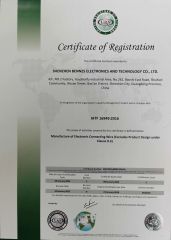 IATF16949:2016 certificate from Shenzhen Bennzs Electronics and Technology Co., Ltd