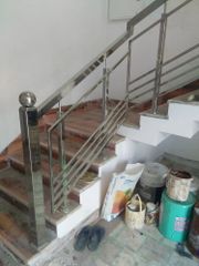 Silver Stainless Steel Modular Glass Railing, Material Grade: 304 - Image 6
