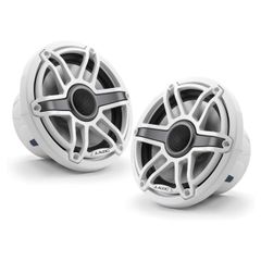 SMART-JL Audio M6-650X-S-GwGw 6.5" 2-Way Marine Coaxial Speakers White Sport Grilles - Image 1