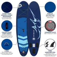Custom 10 6FT Inflatable Paddle Board for Surfing and Yoga - Image 3