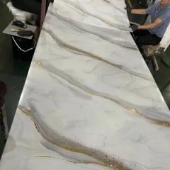 Eco-Friendly 3D UV Board PVC Marble Sheet Marmol Panel De Pared - Image 2