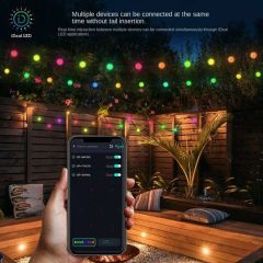 Smart LED Ball String Lights with APP Control for Home Decor - Image 4
