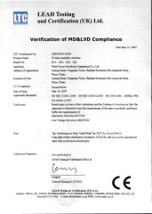 WR CE certificate from Desan Electric Ltd