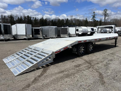 2024 Alum Line Trailers 8.5×24 13K Aluminum Gooseneck w/Flip-Over Ramps - Image 1