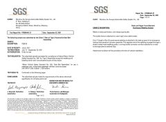 FMVSS209-FEB016 certificate from Wenzhou Far Europe Automobile Safety System Co., Ltd