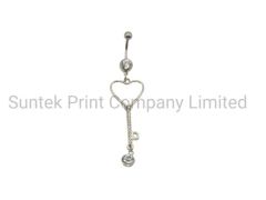 Sublimation Blank Fashion Navel Ring Style Fashion Piercing Navel Trademark SUNTEK Model NO. STB-NR03 HS Code - Image 3