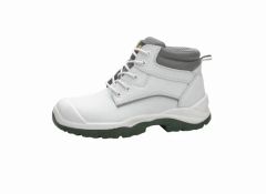 White Microfiber Medical Steel Toe Safety Shoes Work Footwear Women - Gaomi Luyuan Labour Co., Ltd.