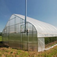 Plastic Single Span Temperature Control Grow Greenhouses Size Large Width 6-10m Span Single Layer Double Length 20-200m Location - Image 3