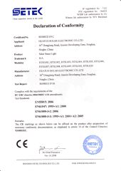 Our certificates certificate from Zhongdi (Ningbo) Energy Co., Ltd.