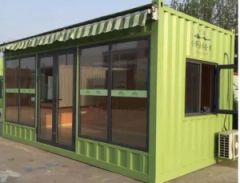 20FT Mobile Prefab Coffee Kiosk Booth Shipping Container House Cafe Bar Use Container Prefabricated Shop - Weifang Zontop Prefab Steel Structure Co., Ltd.