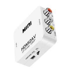 Mini HDMI To AV Converter Output Port Hdmi Power Supply Usb 5v Output Refresh Rate 60hz Device Size 61 X 55 X 20mm Hdcp Compatibility - Image 4