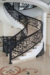 Balcony Stainless Steel Staircase Railing, For Home Design Bar Thickness 3 mm Durability High Position Balcony Material Grade SS - Image 1