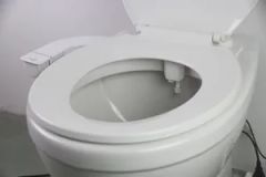 Duo Dual Nozzle Bidet Brand OEM Origin China Trademark OEM Model NO. XB052PW The Tap Hole Double Hole Style Cureved Shape - Image 1