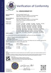 UKCA certificate from Sichuan Yida Global Trading Co., Ltd