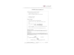 Certificate certificate from Wuhan Visbull Machinery Co., Ltd.