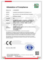 Certificates certificate from Guangzhou Foworld Electronic Technology Co., Ltd.