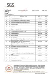 REACH Compliance certificate of CB (XIAMEN) INDUSTRIAL CO., LTD. – certificate photo, supplier certificates section