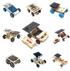 Customized 3D Puzzle DIY Solar Toy Edu Kit Wooden Student Kit MOQ100 1Y - Image 5