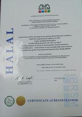 HALAL Certificate certificate from Egy-gulf