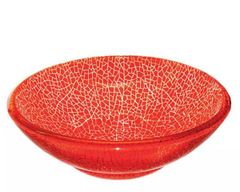 Red Round Glass Bowl Classic, for Home Color Red Shape Round Material Glass Size all colours Type wash Basin type Usage/Application - Image 2