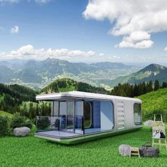 Luxury Space Capsule House – Prefabricated Modular Glass Pod Home - Image 1