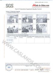 SGS Factory Audit Report 7 certificate from Foshan Casland Garments Co., Ltd.
