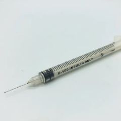 Medical Supply Disposable 1cc Syringe Insulin Syringe Group Adult Origin Hangzhou Trademark PHROGLU HS Code 9018310000 Transport Package PE or - Image 1