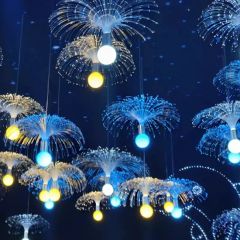 LED-Jellyfish-Fiber-Light GV-JF-A 2835 Chips IP65 10W DC12V 20x25MM - Image 1