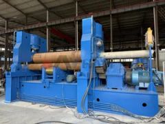 Large Capacity Asymmetrical 3-Roller Plate Bending Machine with Automatic Feeding for Heavy Metal Fabrication - Nantong Havi Cnc Machinery Co., Ltd.