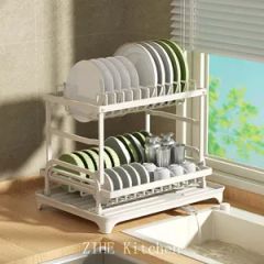 Kitchen Storage Rack Floor Standing Cookware Kitchen Supplies Appliances Storage - Image 3